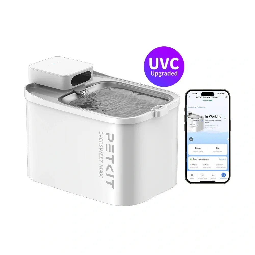 EverSweet Max (Non-UVC/UVC)Cordless Pet Water Fountain - Image 12