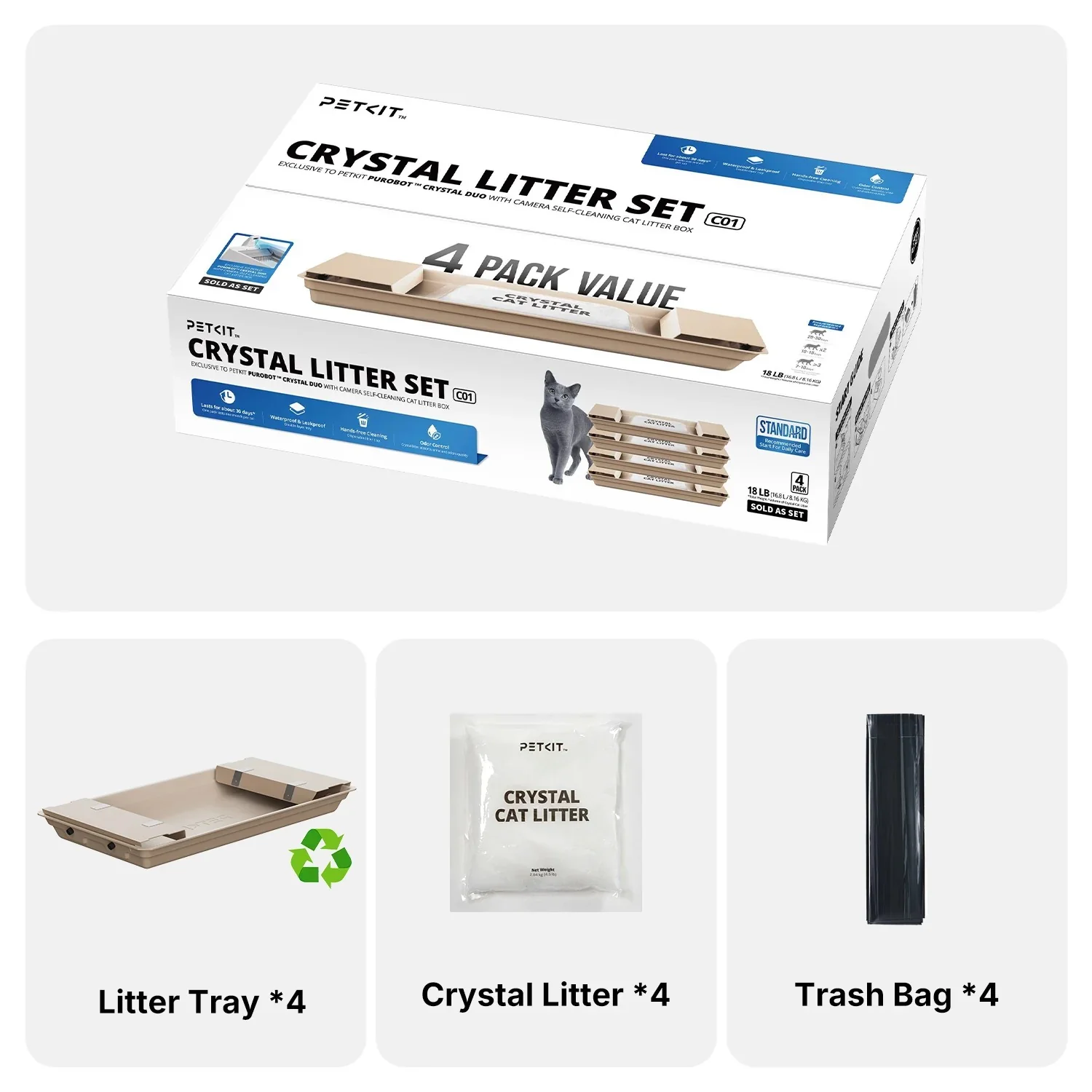 PETKIT Crystal Litter Set - Image 6