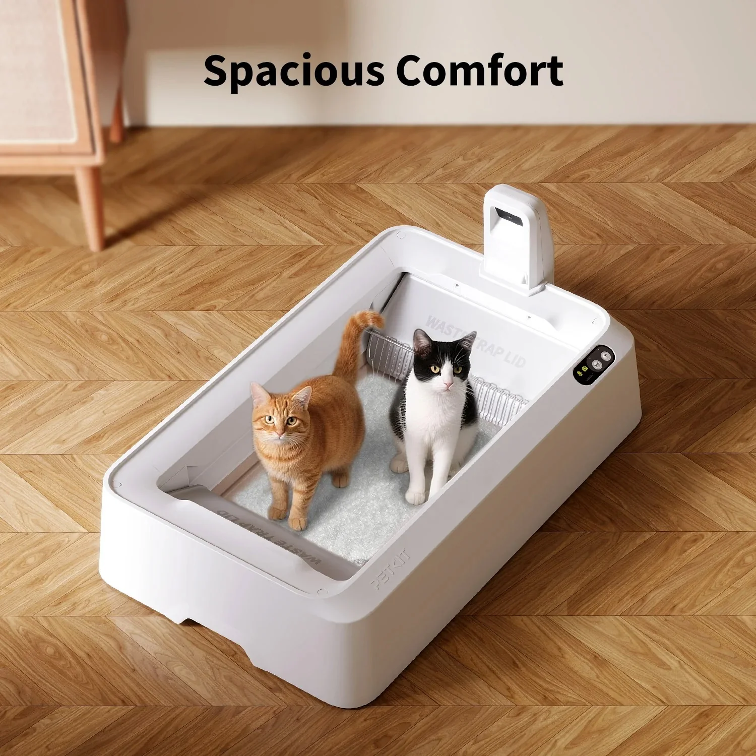 Purobot Crystal Duo Automatic Cat Litter Box with Camera -EU plug - Image 5