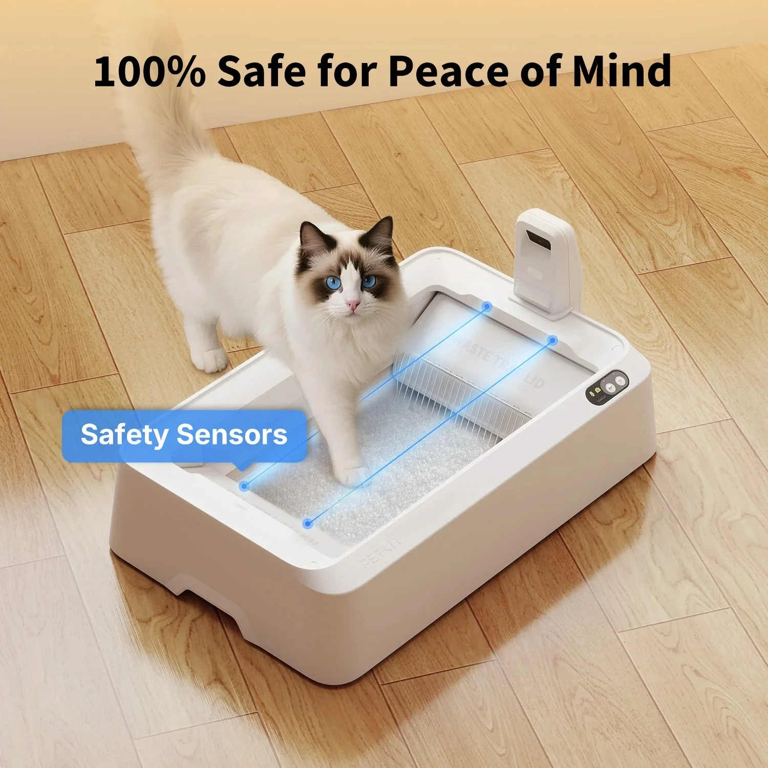 Purobot Crystal Duo Automatic Cat Litter Box with Camera -EU plug - Image 9