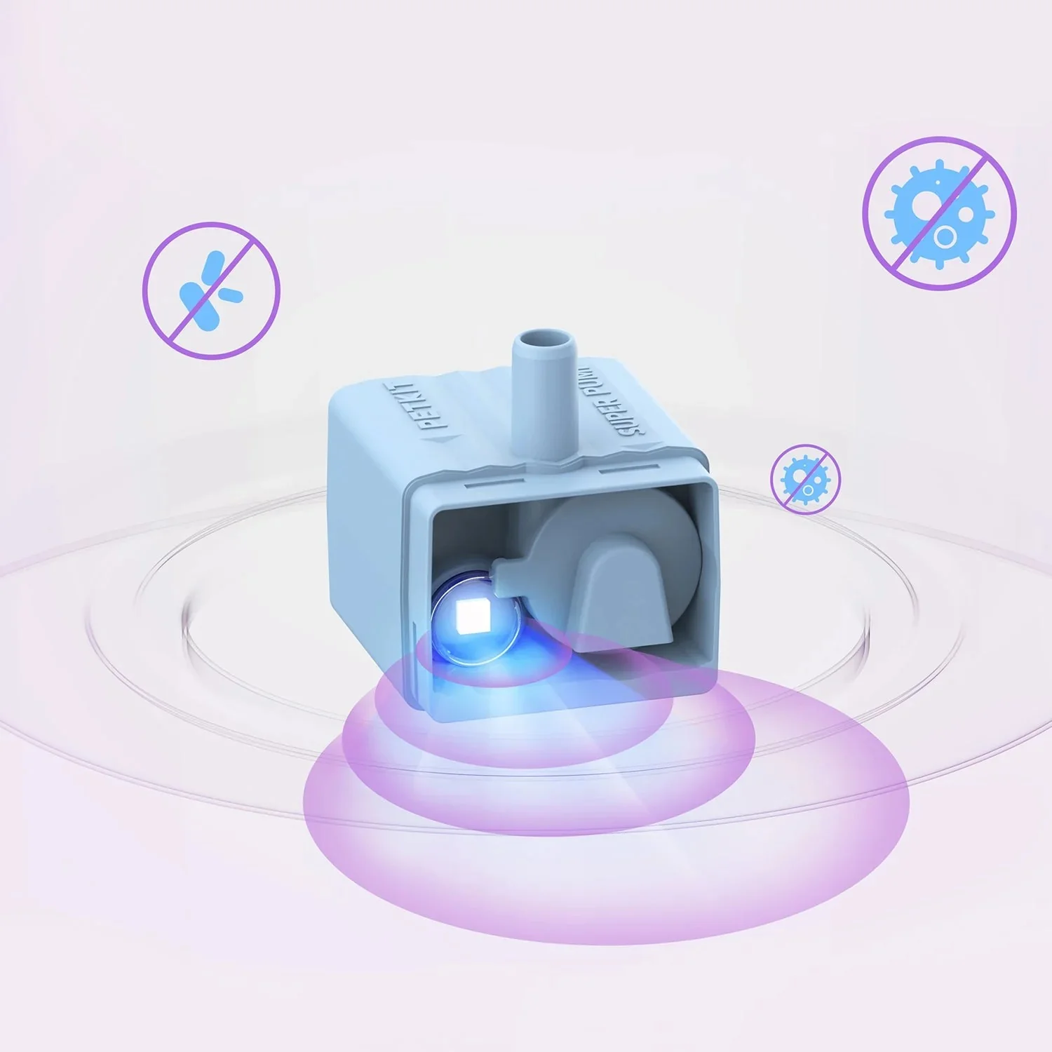 Wireless Water Pump (UVC) & Filter Unit RECT 3.0 | 5 pcs - Image 3