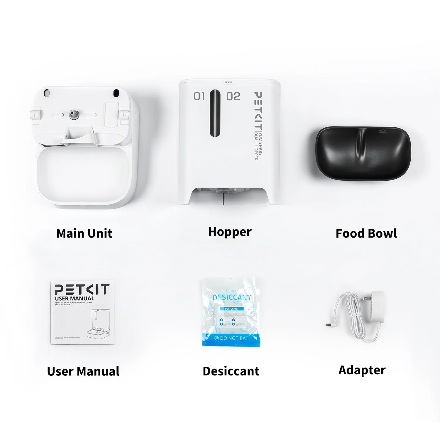 YumShare Dual-hopper Automatic Feeder with Camera -EU plug - Image 12