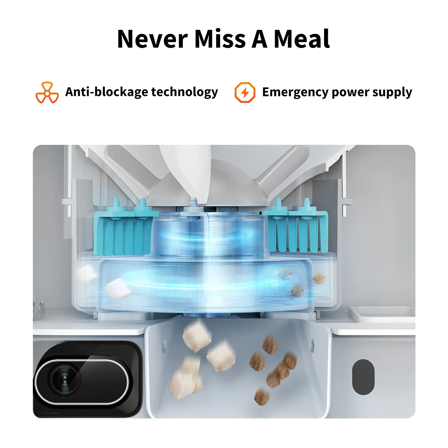 YumShare Dual-hopper Automatic Feeder with Camera -EU plug - Image 8