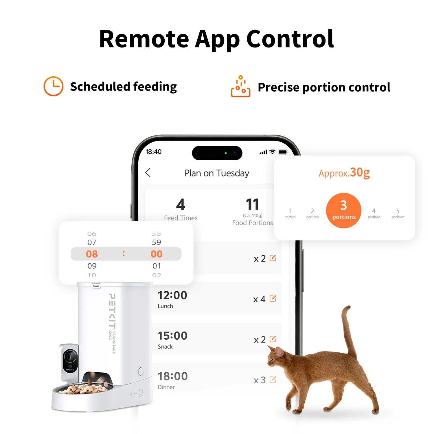 YumShare Solo Automatic Feeder with Camera -EU plug - Image 8